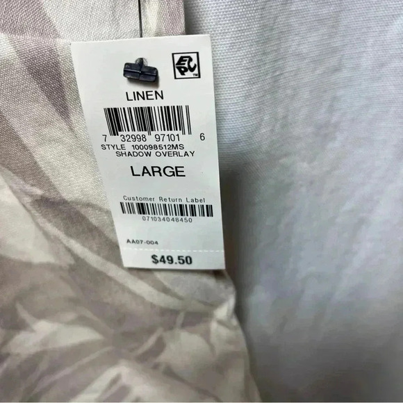 ALFANI Women Tops CreaM Floral Print Sleeveless Size L - Picture 6 of 6